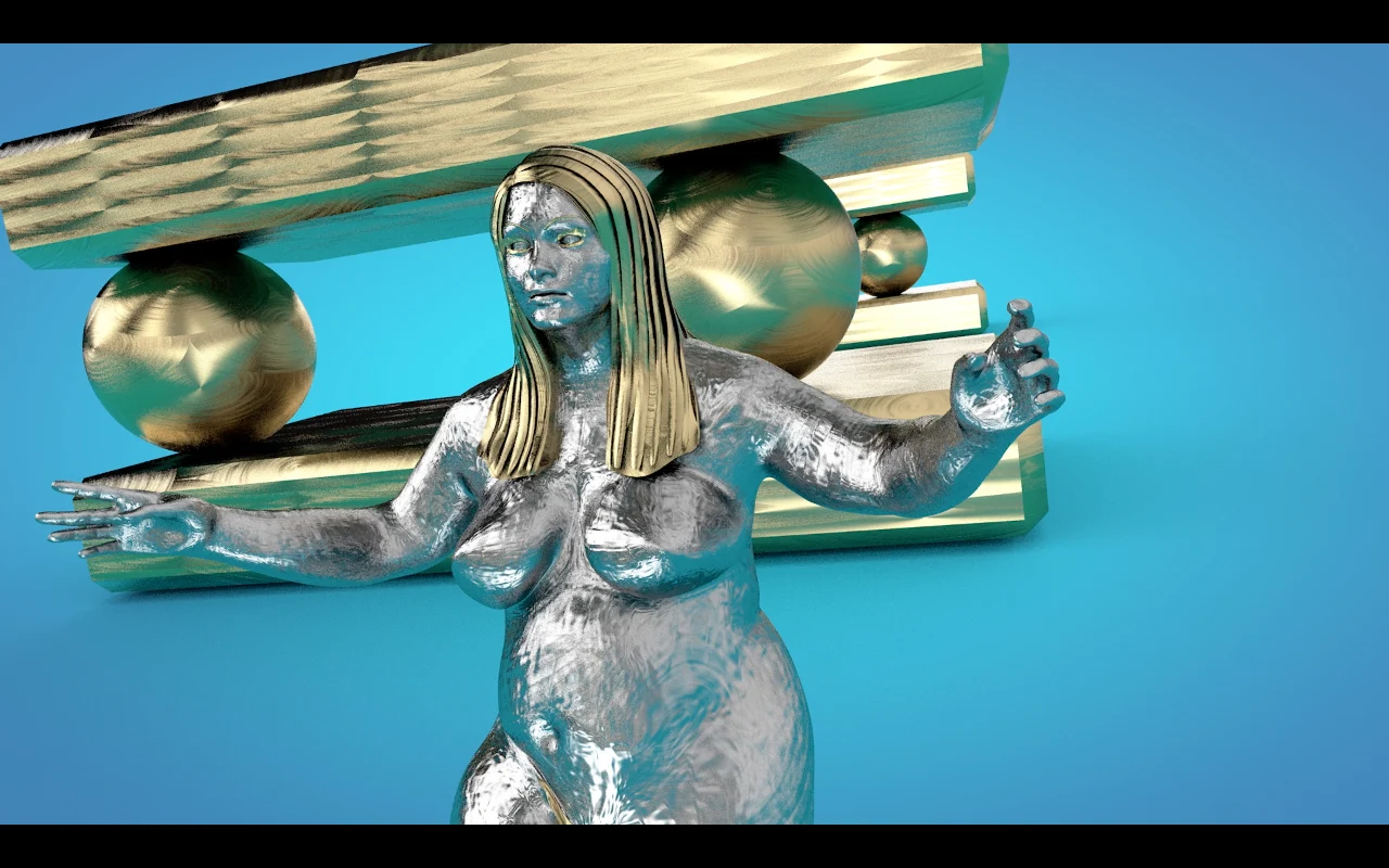 Silver Fat Lady: original artwork by Jason Phillips